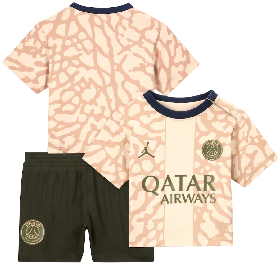 Kit infantil IV PSG 2023 2024 Air Jordan oficial 